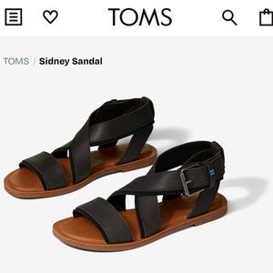 TOMS Women’s Sidney Sandal in black